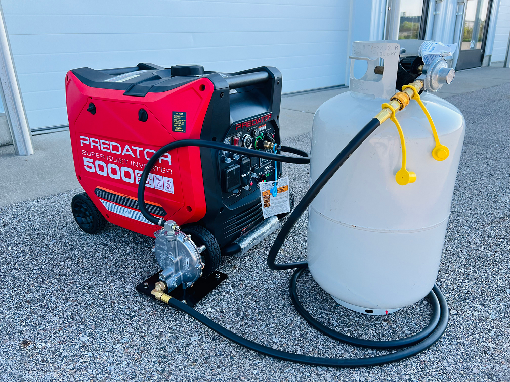 PREDATOR 5000 Propane, Natural Gas & Gasoline Tri Fuel Conversion Kit for Harbor Freight Generator Inverter