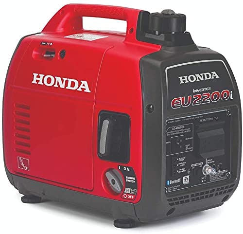 Honda EU2200i 2200-Watt 120-Volt Super Quiet Portable Inverter Generator with CO-Minder & Bluetooth