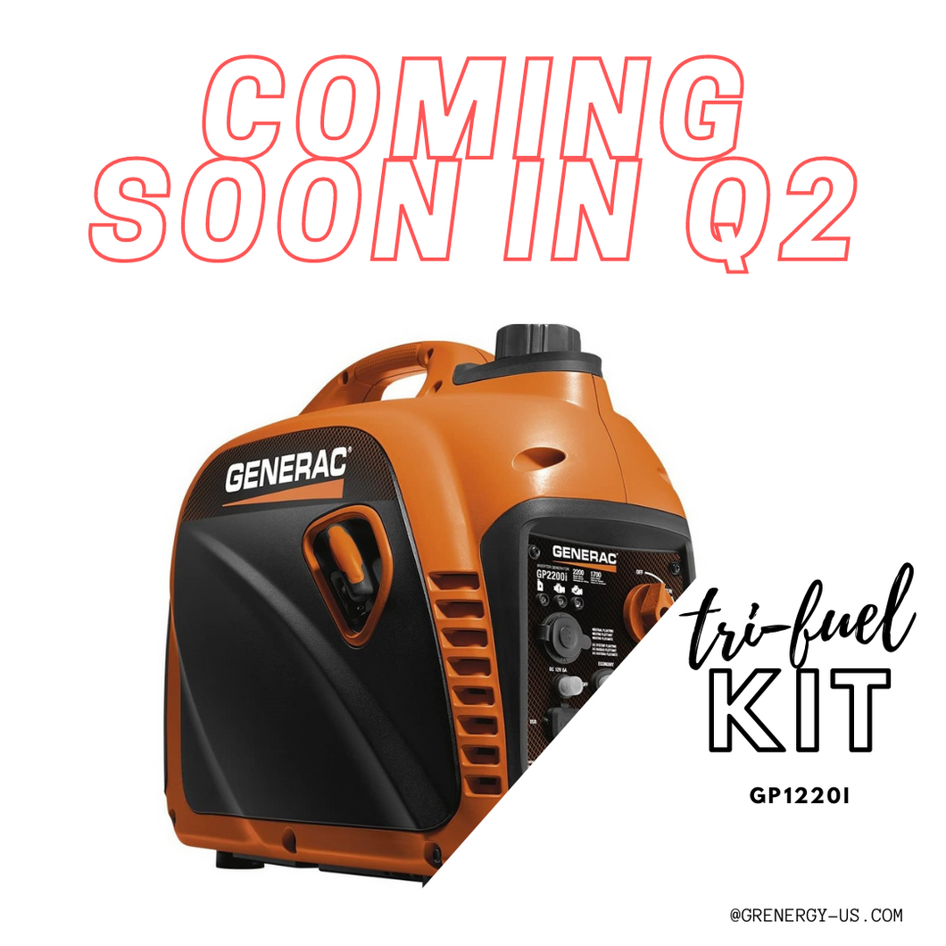 GP2200i Propane Natural Gas Gasoline Tri Fuel Conversion Kit