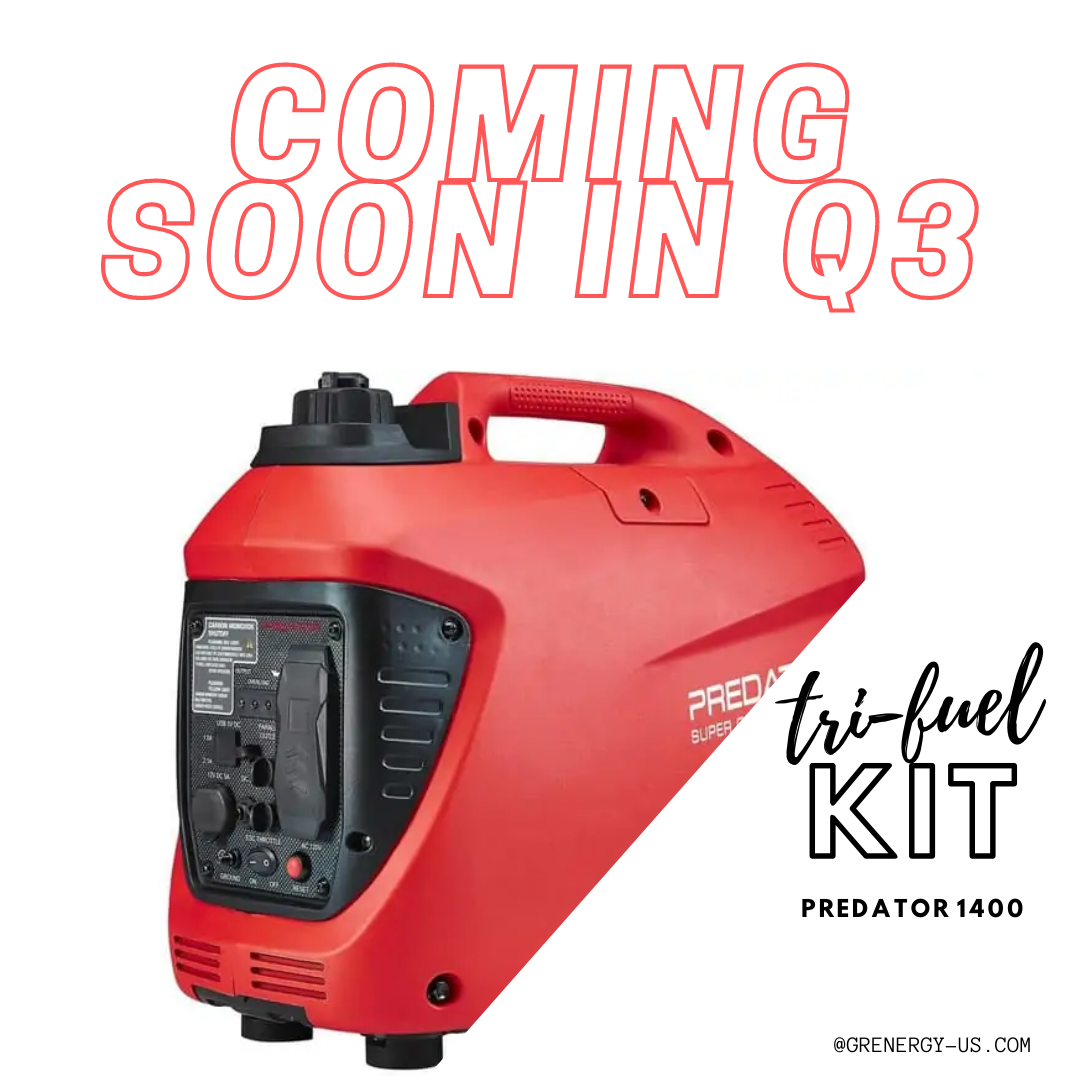 HF 1400 Propane, Natural Gas & Gasoline Tri Fuel Conversion Kit